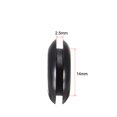 thumbnail image 3 of Anillo de junta de goma Uxcell de 12mm, 20 unidades en negro, 3 of 5