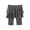 Dark Gray, variant on KAUOD Girl Leggings Shorts with Skirt Ruffle Knee Length Skinny Stretchy Midi Shorts Cute Trendy Casual Short Pants
