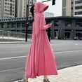 thumbnail image 5 of ZenCart Sunscreen Jacket Women Loose Fit Full Body Sun Protection Clothing Solid Color Zipper Closure Versatile Outdoor Wear, 5 of 8