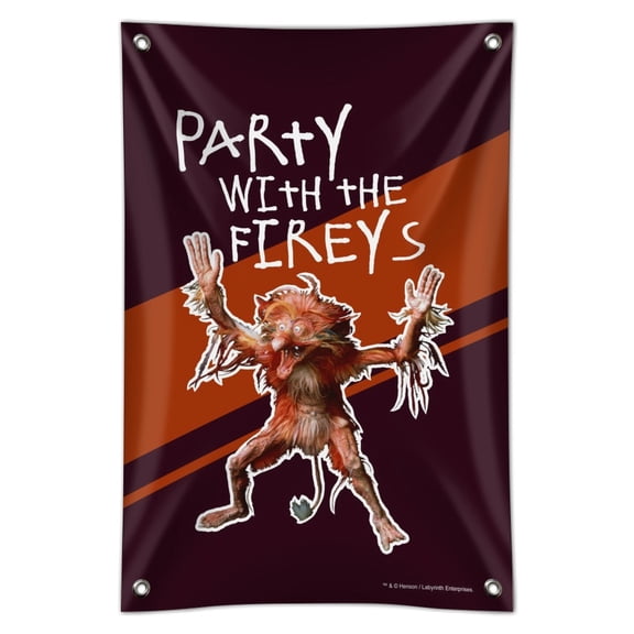 Party with the Fireys Labyrinth Home Business Office Sign