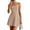 Beige, variant on PRETTYGARDEN Women's Strapless Mini Summer Dress Spring A Line Tube Top Wedding Guest Cocktail Party Short Dresses