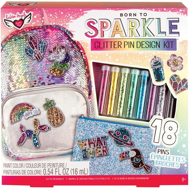 Fashion Angels Born to Sparkle Glitter Pin Design Kit