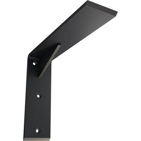 

Ekena Millwork 2 1/2 W x 10 D x 8 H Countertop Support Steel Heavy Duty Bracket w/ Gusset Powder Coated Black