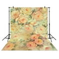 thumbnail image 2 of ABPHOTO Polyester 5x7ft Photography backdrops Retro Elegant floral flower wall painting princess newborn kids baby shower studio, 2 of 3
