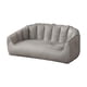 thumbnail image 3 of Sillón tipo puf,Sofá Puff con reposabrazos para adulto,Sofá tipo puf con relleno incluido Lazy Sofa,Muebles modernos del sofá de 2 plazas del loveseat,Sofá de piso interior Gris claro 140cm, 3 of 8
