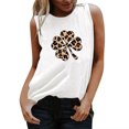 thumbnail image 1 of Camisetas sin mangas para mujer Camisas Verano Correa O Cuello Túnica Sin mangas Estampado acogedor Camisola de playa Trajes Día de San Patricio Pompotops lopia990750, 1 of 5