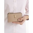 thumbnail image 2 of U.S. Polo Assn. Women's Zip Coin Wallet, Sand, 2 of 4
