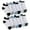 black-blue-gray, variant on Dynadans Girls' Boys' Non-Slip Socks with Grip 12 Pairs Cotton Ankle Socks for Infant/Toddler/Kids
