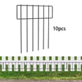 thumbnail image 1 of Juego de 10 Uds. barrera para animales de 30x43cm para patio trasero de césped, de conejos para perros al aire libre desmontables a Baoblaze Valla de inserción de tierra, 1 of 8
