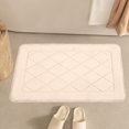 thumbnail image 6 of sruoe Bath Rugs, Bath Mats for Bathroom Floor, Bathroom Rugs, Non Slip WaterAbsorbent Stain Resistant Bath Mats, Polyester Mat, Bathroom Door Mat Household Use, Beige, 6 of 6