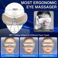 thumbnail image 4 of SereneLife Smart Eye Massager with Heat and Cooling, Compression, Vibration, Music, Wireless Heated Mask SLEYMSG82, 4 of 7