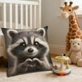 thumbnail image 4 of Funda de cojín con diseño de mascota | Funda de cojín decorativa cuadrada de poliéster | Funda de cojín para sofá de 45 x 45 cm con cremallera | Estampado animal multicolor para dormitorio y salón, 4 of 6