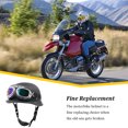 thumbnail image 4 of Sidaley Casco de moto Reemplazo elegante Cúpula protectora Ajustable Montar Cascos de motociclismo Accesorios para la cabeza Gafas de moto Negro mate tipo 2 SG, 4 of 6