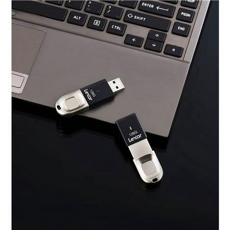 Lexar JumpDrive Fingerprint F35 Clé USB 64 Go, Cle USB 3.0, Jusqu