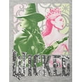 thumbnail image 4 of Wicked Elphaba Glinda Fleece Drop Shoulder Pullover Sweatshirt and Jogger Pants Outfit Set Toddler to Big Kid, 4 of 5