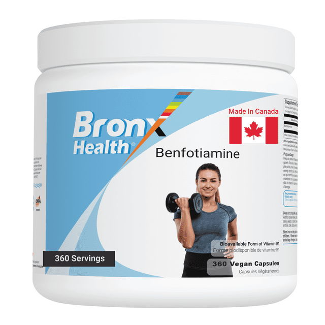 BRONX Benfotiamine 100mg - 360 Vegan Capsules