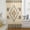 Yellow, variant on Beige Khaki Boho Sheer Curtains 45 Inches Long for Living Room/Bedroom, Vintage Ethnic Tribe Abstract Art Retro Rod Pocket Voile Kitchen Curtains & Drapes Window Treatment 1 Panel, 52"W x 45"L