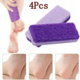 thumbnail image 1 of 4Pcs/Set Pumice Stone Exfoliate Foot Care Dead Dry Skin Callus Pedicure Scrubber Remover, 1 of 7