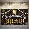 HALJEN Flags for Room Guys 2023 New Graduation Time Banner Background