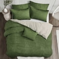thumbnail image 4 of Juno Velvet Caper Duvet Cover Set Super Queen, 4 of 5
