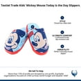thumbnail image 5 of Textiel Trade Kids' Mickey Mouse Today is the Day Slippers, 5 of 5