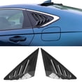 thumbnail image 2 of IKON MOTORSPORTS, Rear Side Window Louver Covers Compatible With 2023-2024 Honda Accord Sedan 4-Door, IKON Style ABS 2PCS, 2 of 9