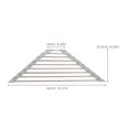 thumbnail image 2 of Milisten Estante Para Fregadero Triangular Con Rejilla De Acero Inoxidable Y Función Enrollable Claro, 2 of 8