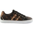 thumbnail image 2 of Guess Rassta Women's Low Top 4G logo Stud Trainers In Brown Size 5.5, 2 of 6