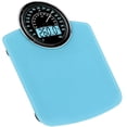 thumbnail image 2 of 2-in-1 Analog & Digital Weighing Scale for Body Weight up to 400lbs - Thick Tempered Glass - Extra Large Display - Easy to Read Digital Bathroom Scale - New - Light Blue, 2 of 5