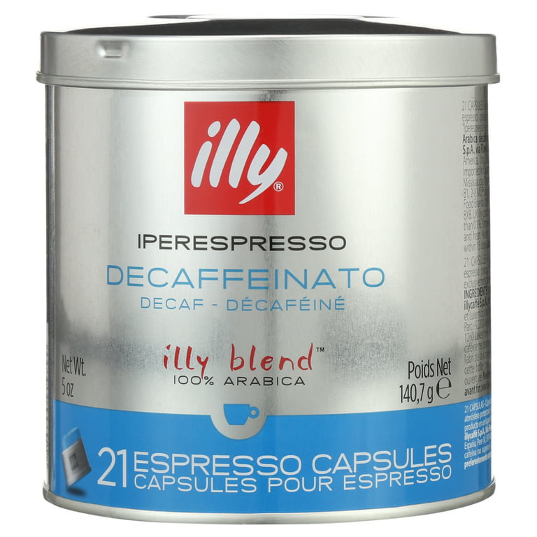 2 pack) illy iperEspresso Capsules Decaf Espresso Coffee, 21 Ct 