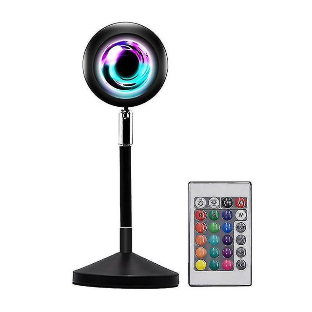 Luz ambiental de proyección de puesta de sol Rgb, luz nocturna LED, 360 grados