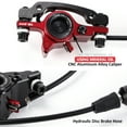 thumbnail image 7 of Hydraulic  Hydraulic Disc Brakes Front Rear Calipers Set For  Mountain Bike Left Right Brake Lever Kit With 160mm Disc Rotor, 7 of 7