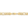 thumbnail image 4 of 10K Yellow Gold chain Figaro Concave 20 in 8.75 mm, 4 of 5