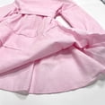 thumbnail image 5 of Auroural Girls Long Sleeve Shirt Dress Lapel Button Tiered Ruffle Dress Waist Casual Kids Outfit, 5 of 9