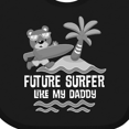 thumbnail image 4 of Inktastic Surfing Future Surfer Like Daddy Boys or Girls Baby Bib, 4 of 4