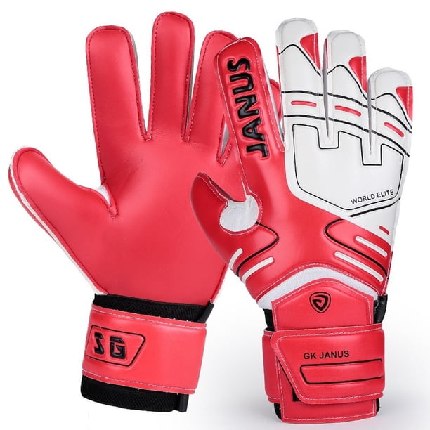 Guantes de portero para niños, jóvenes y adultos, antideslizantes con fuerte protección para los dedos.