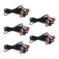 thumbnail image 2 of 5pcs Tens Replacement Lead Wires 4 Snap 4.6ft 2.5mm Meridian Treatment TENS Unit Electrodes Wires Black Red, 2 of 14