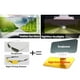 thumbnail image 3 of Riwesomey Parasol para coche, gafas deslumbrantes antideslumbrantes, visión diurna y nocturna, espejo de conducción, plegable UV, abatible hacia abajo, Ventana automotriz azul, 3 of 8