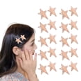 thumbnail image 1 of 10 mini horquillas con forma de estrella con pinzas laterales para el cabello de mujer, accesorios para el cabello Y2K, 1 of 6
