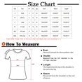 thumbnail image 3 of Elegante blusa estampada con cuello en V para mujer, camiseta suelta de manga corta con cremallera OAVQHLG3B Store  lin121212, 3 of 4