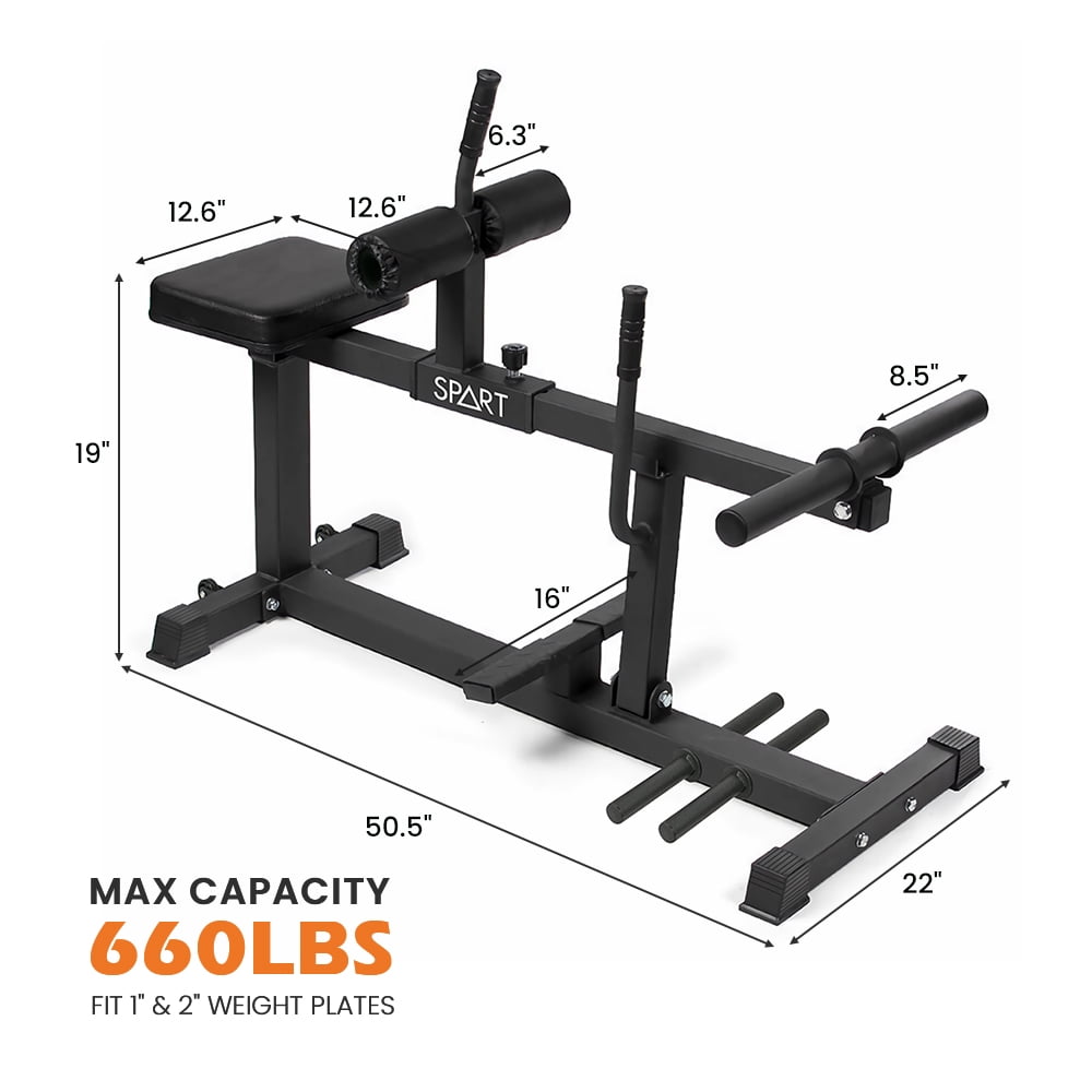 SPART Adjustable Calf Raise Machine 600LBS Strength Training Home Gym Equipment Walmart