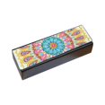 thumbnail image 2 of Caja de almacenamiento de gafas de sol de cuero con pintura de diamantes DIY, organizador de gafas de viaje Likrtyny decoración de arte, 2 of 9