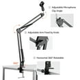 thumbnail image 3 of Microphone Support pour Table, Support Paresseux avec Bras Extensible, Pince pour Microphone, 3 of 7
