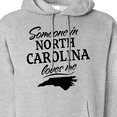 thumbnail image 3 of Inktastic Someone in North Carolina Loves Me Adult Hoodie Sweatshirt, 3 of 4