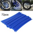 thumbnail image 3 of Taosunzt 72Pcs Spoke Covers Universal Easy Installation Plastic Motorcycle Spoke Skins for Mountain Bike Black, 3 of 13
