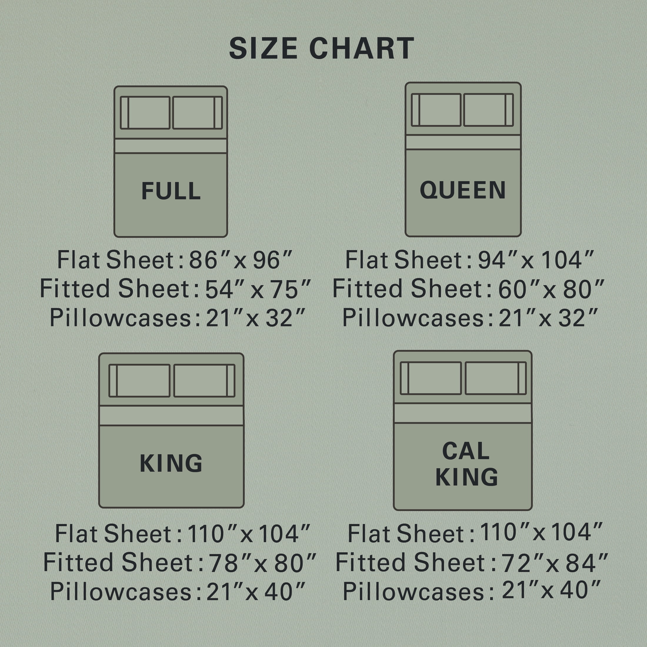 Allswell 100% TENCEL™ Lyocell Sateen King Sheet Set, 4-Piece Bed Sheets and Pillowcases, Cooling Bedding for Bed in a Bag Sets, 320 Thread Count, Smoke Grey