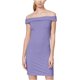 thumbnail image 1 of In Awe Of You Vestido ajustado de punto Ponte para mujer, morado, pequeño, 1 of 2