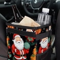 thumbnail image 6 of Christmas Foldable Car Trash Can Mini Trash Can with Lid Leak-Proof Car Garbage Can Hanging Storage Bag Car Trash Bin, 6 of 6