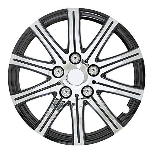 Pilot Automotive WH52815SEBX Universal Fit Black and Silver 10Spoke
