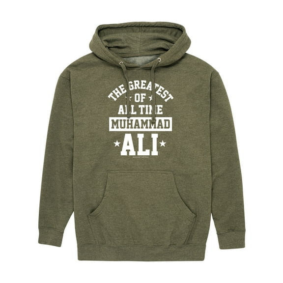 Muhammad Ali - Boxing Legend - All Time Greatest Star - Men's Pullover Hooded Fleece Sweatshirt